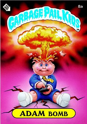 ADAM Bomb Funny Sticker Name Decal
