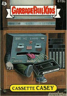 Cassette CASEY Funny Sticker Name Decal