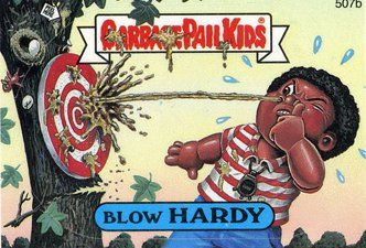 Blow HARDY Funny Sticker Name Decal