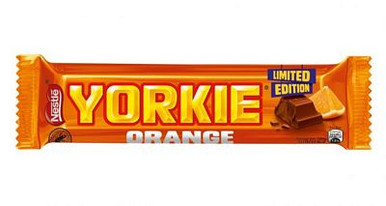 Yorkie Orange CANDY BAR STICKER
