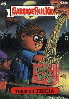 Trick Or TRICIA Funny Decal Name Sticker