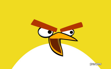 Angry Birds Yellow Bird Wallpaper