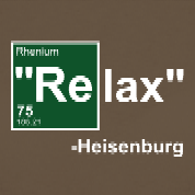 Breaking Bad Relax Heisenburg Diecut Decal