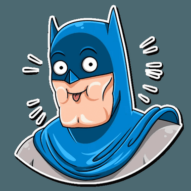 batman comic book sticker 9