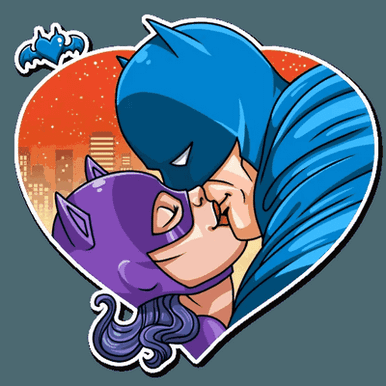 batman comic book sticker 13
