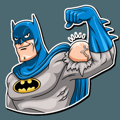 batman comic book sticker 20
