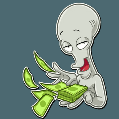 American Dad Roger Smith Sticker 8