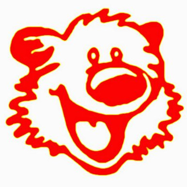 Hobbes Face car decal 892