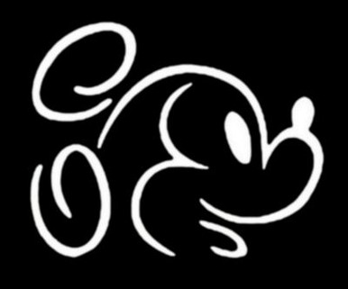 Mickey Face Decal Sticker