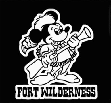 Mickey Fort Wilderness Decal Sticker