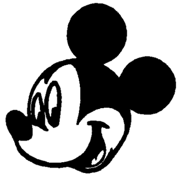 Mickey head decal 296