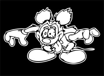 Mickey Wild Decal Sticker