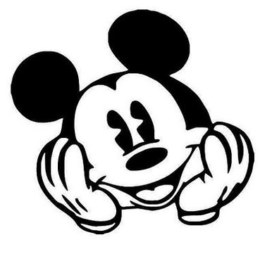 Mickey Mouse 4 Vinyl Decal