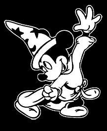 Wizard Mickey Decal Sticker