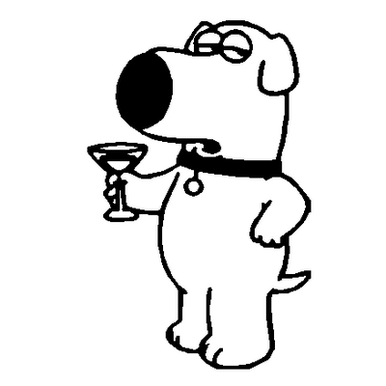 Brian Drink vinyl auto decal 433