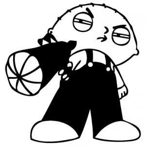 Family Guy Stewie with Laser Gun