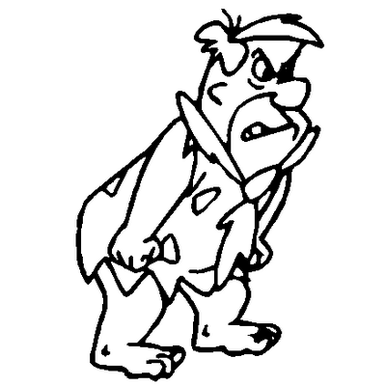 Fred Flinstone 1 decal 644