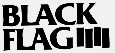 Black Flag Band Logo Decal