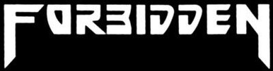 forbidden die cut band decal