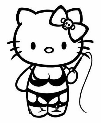 HK Dominatrix Sticker