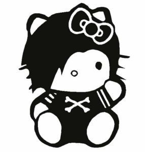 HK Emo Punk Decal