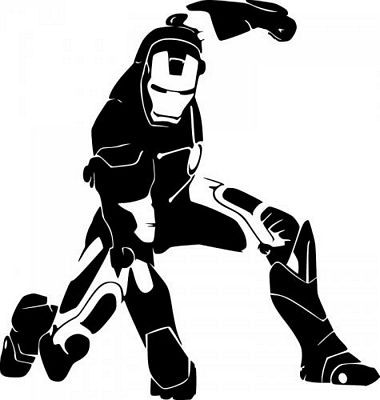 Ironman Punch Decal