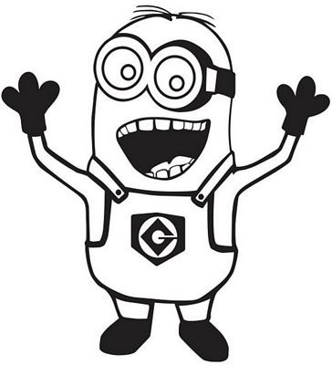 Minion Excited Decal