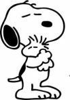 Snoopy and Woodstock Vinyl Decal 1378