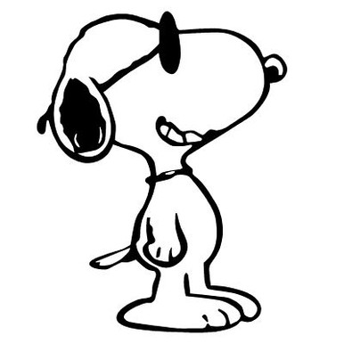 Snoopy Sticker Shades