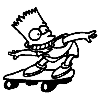 Bart Skate decal 557