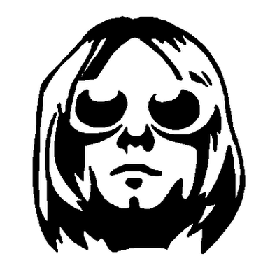 Nirvana Kurt Cobain Band Logo sticker 405