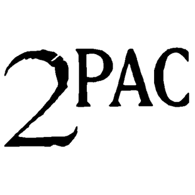 2Pac vinyl Band Logo decal 05