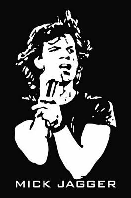 Rolling Stones Mick Jagger Die Cut Vinyl Decal Sticker