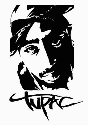 tupac shakur vinyl wall decal