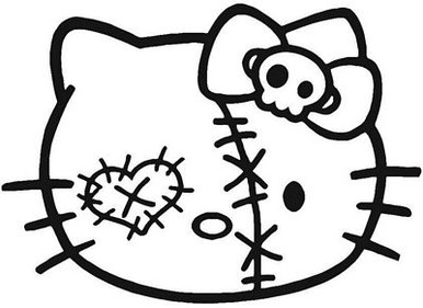 HK Zombie Car and wall Sticker 3