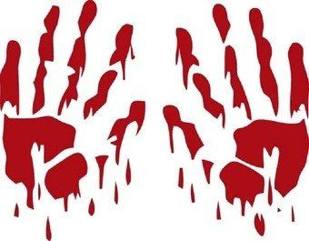 zombie hand prints