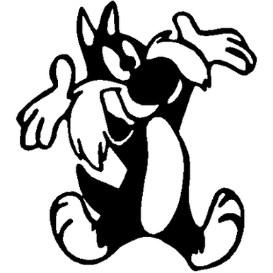 Sylvester Jr decal 342
