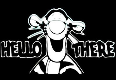 Tigger Hello There Decal Sticker