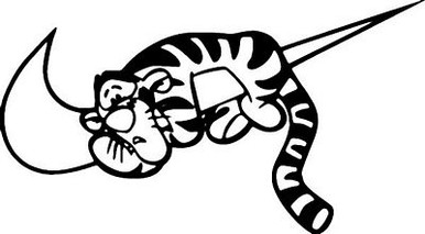Tigger NIKE Decal