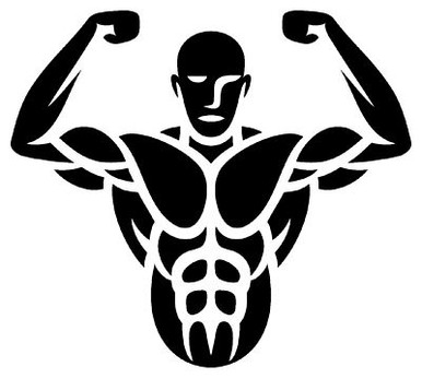 Body Builder Sticker For Guys 1