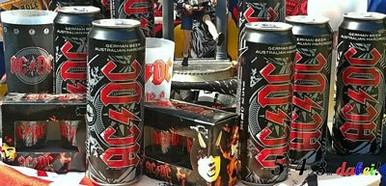 ACDC Beer Sticker 1