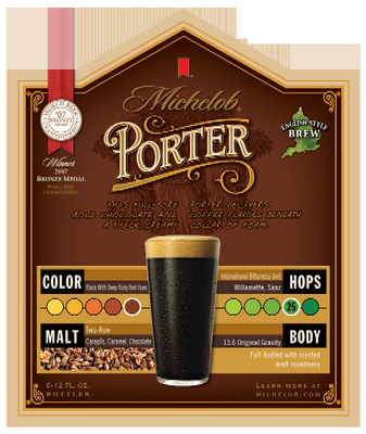 Michelob Porter End Panel Decal