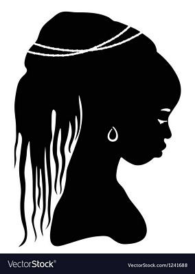 African Faces Africa Decal 18