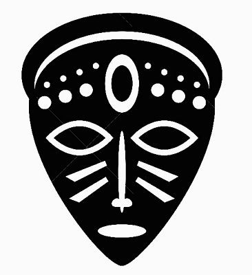 African Wall Art MASK 3a