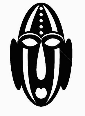 African Wall Art MASK 4