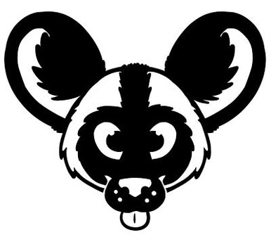 African Wild Dog decal