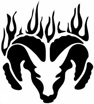 dodge flaming ram