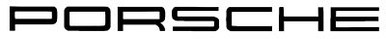 porsche cars logo TEXT DIE CUT STICKER