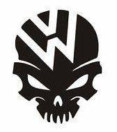 Vw Skull Decal