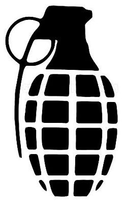 Grenade Gloves Sticker